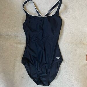 Black speedo bathing suit